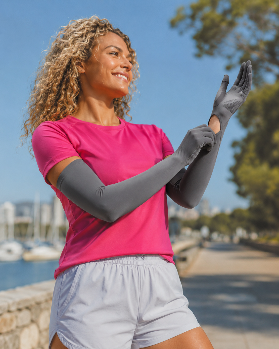 Aurelia Sun Touchscreen Driving Gloves