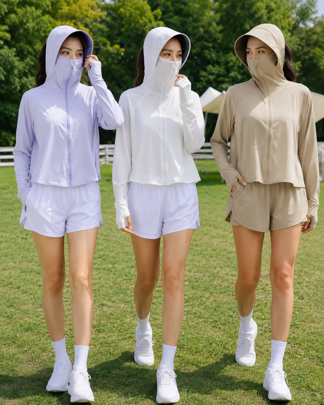 Aurelia Sun Brimmed Hood Sun Shirt