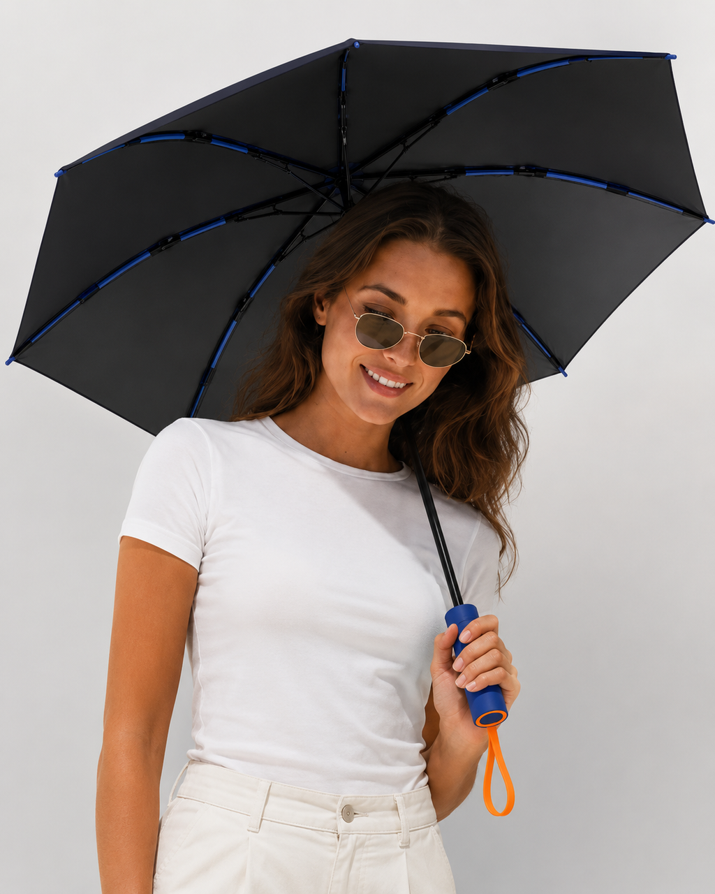 Aurelia Sun Reinforced Folding Umbrella