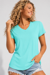 V-Neck Short Sleeve Tee UPF50+