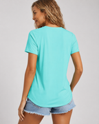Aurelia Sun V-Neck Short Sleeve Tee