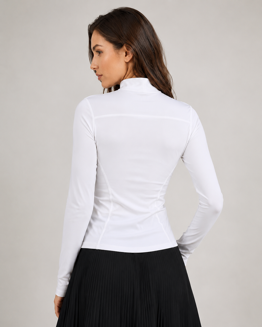 Aurelia Sun Slim Zip Crop Top