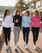 Aurelia Sun Slim Zip Crop Top