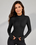 Aurelia Sun Sculpt Full-Zip Jacket – Black, AU 8