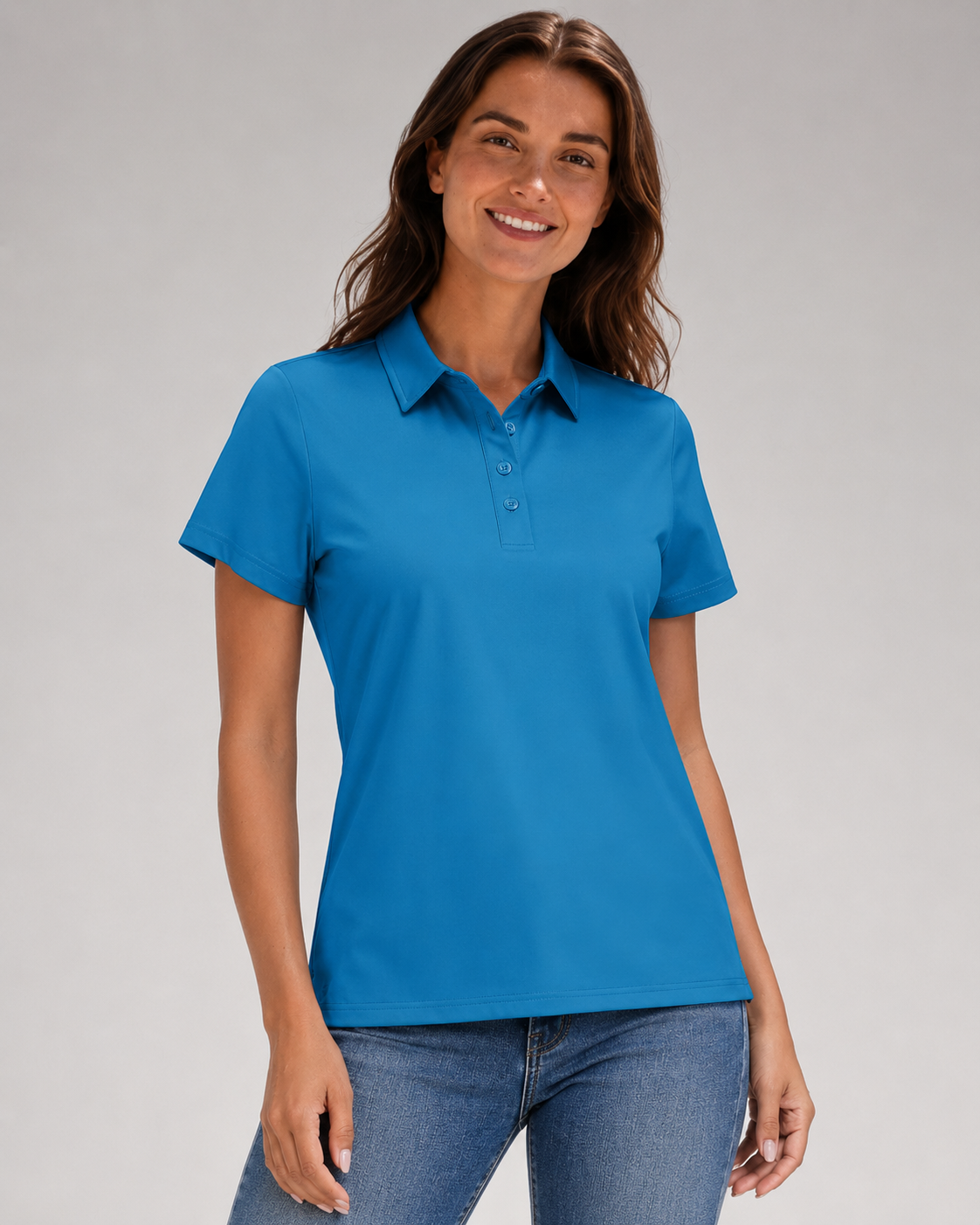 Aurelia Sun Resort Polo Tee – Blue/Green, AU 8