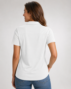 Aurelia Sun One-Button Polo Tee