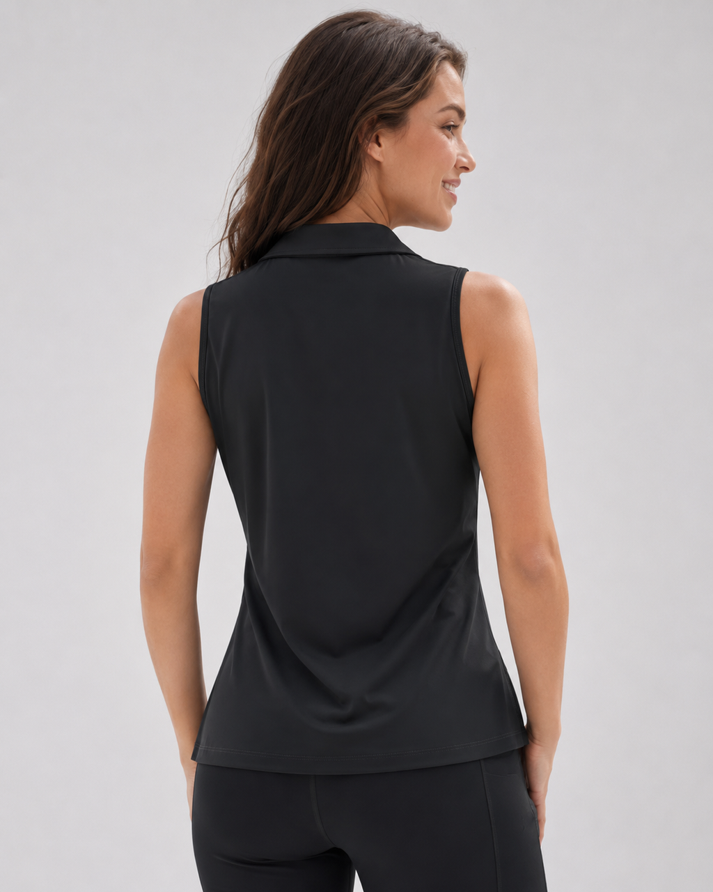 Aurelia Sun Sleeveless Polo Tank
