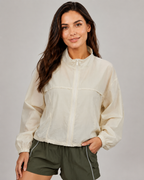 Aurelia Sun Lightweight Zip Jacket – Beige, AU 8