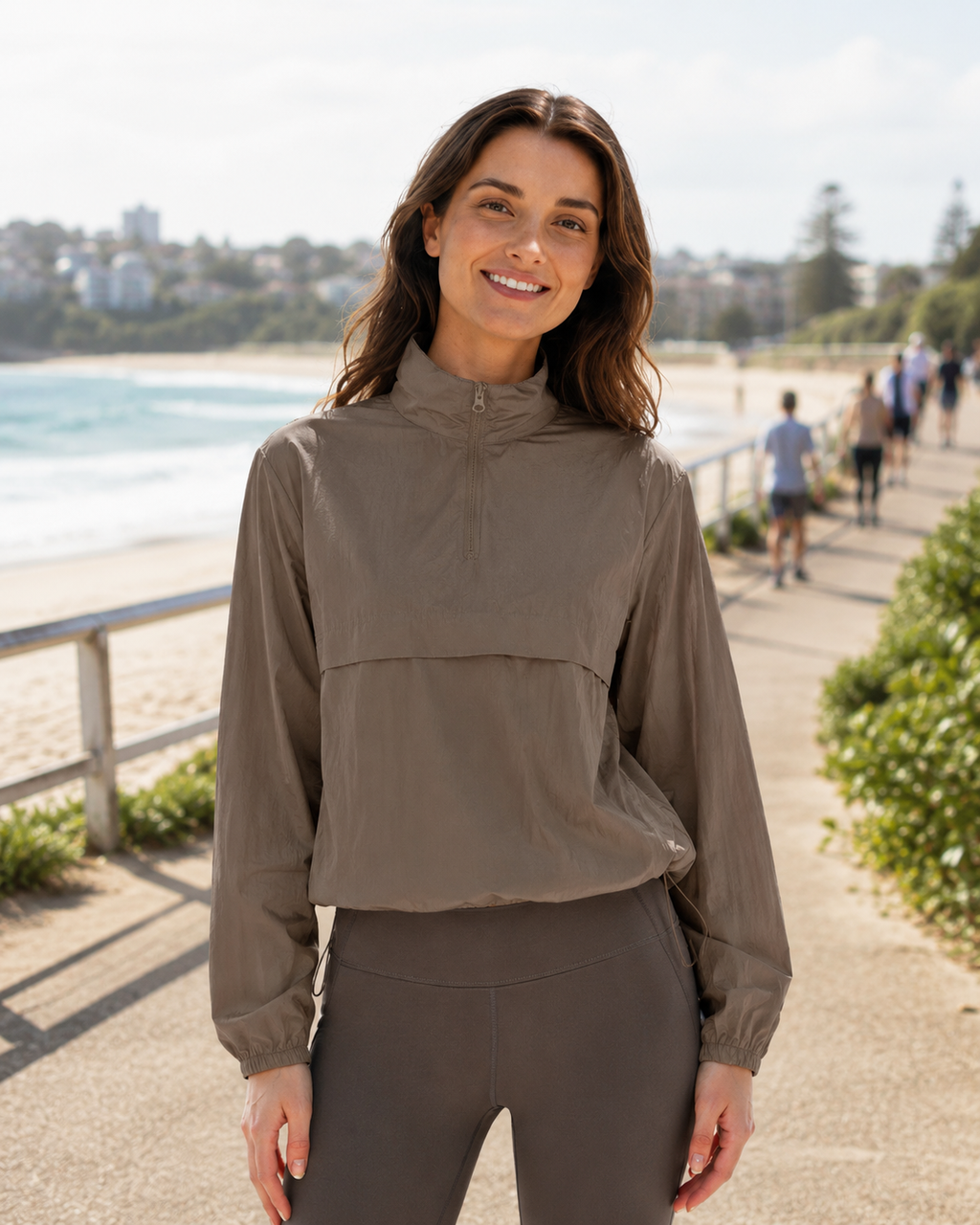 Aurelia Sun Lightweight Quarter-Zip Jacket