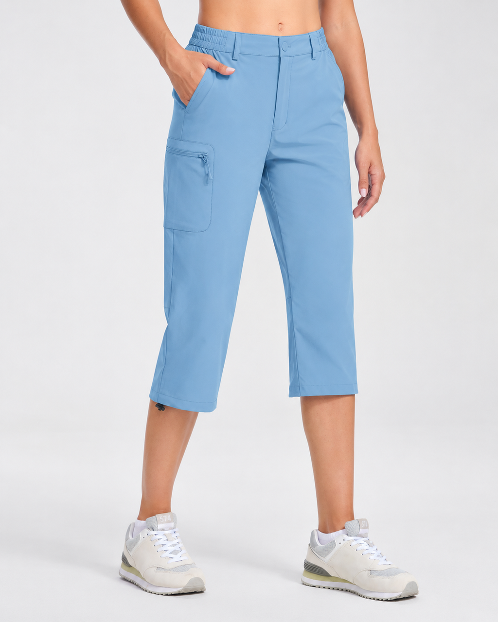 Knee Length Cargo Capris UPF 50+