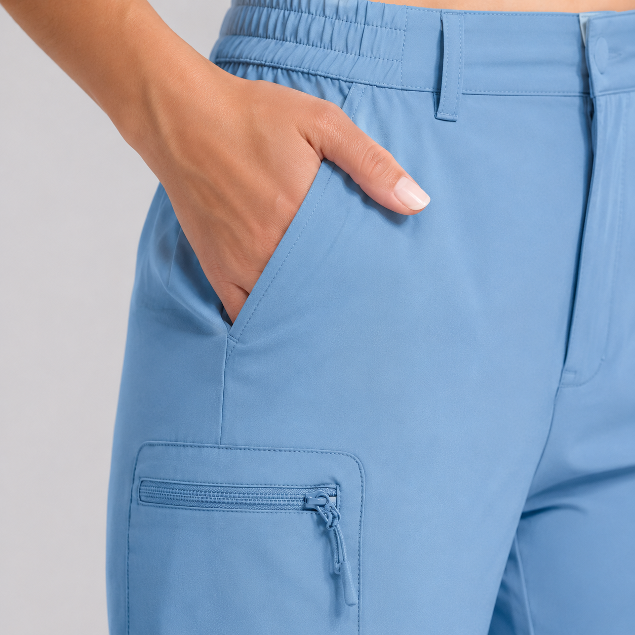 Knee Length Cargo Capris UPF 50+