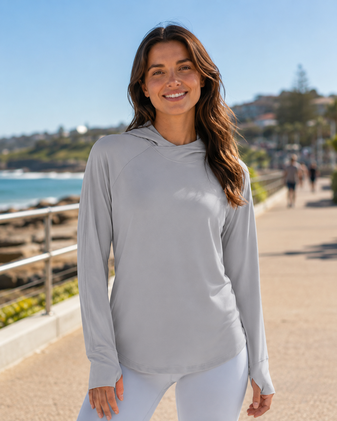 Aurelia Sun Cross Collar Sun Hoodie