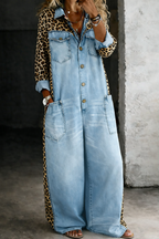 Amanda Denim Shirt Jumpsuit – Blue