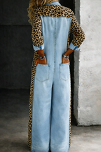 Amanda Denim Shirt Jumpsuit – Blue