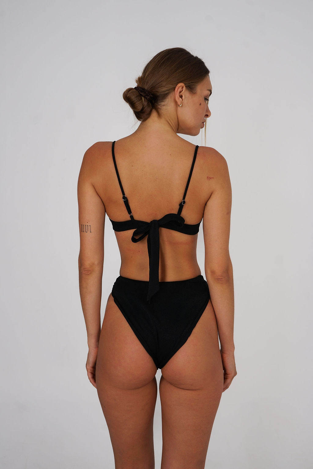 Metallic Balconette Bikini Top