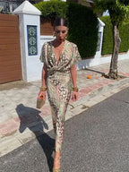 Classic Wrap Midi Dress
