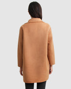 Rowan Oversized Wool Blend Jacket – Camel by Aurelia Sun