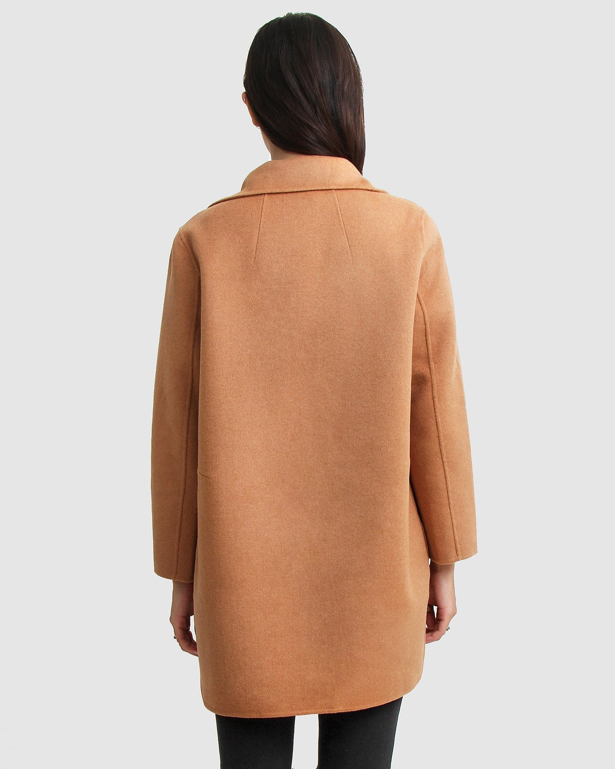 Rowan Oversized Wool Blend Jacket – Camel by Aurelia Sun