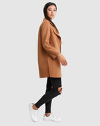 Rowan Oversized Wool Blend Jacket – Camel by Aurelia Sun