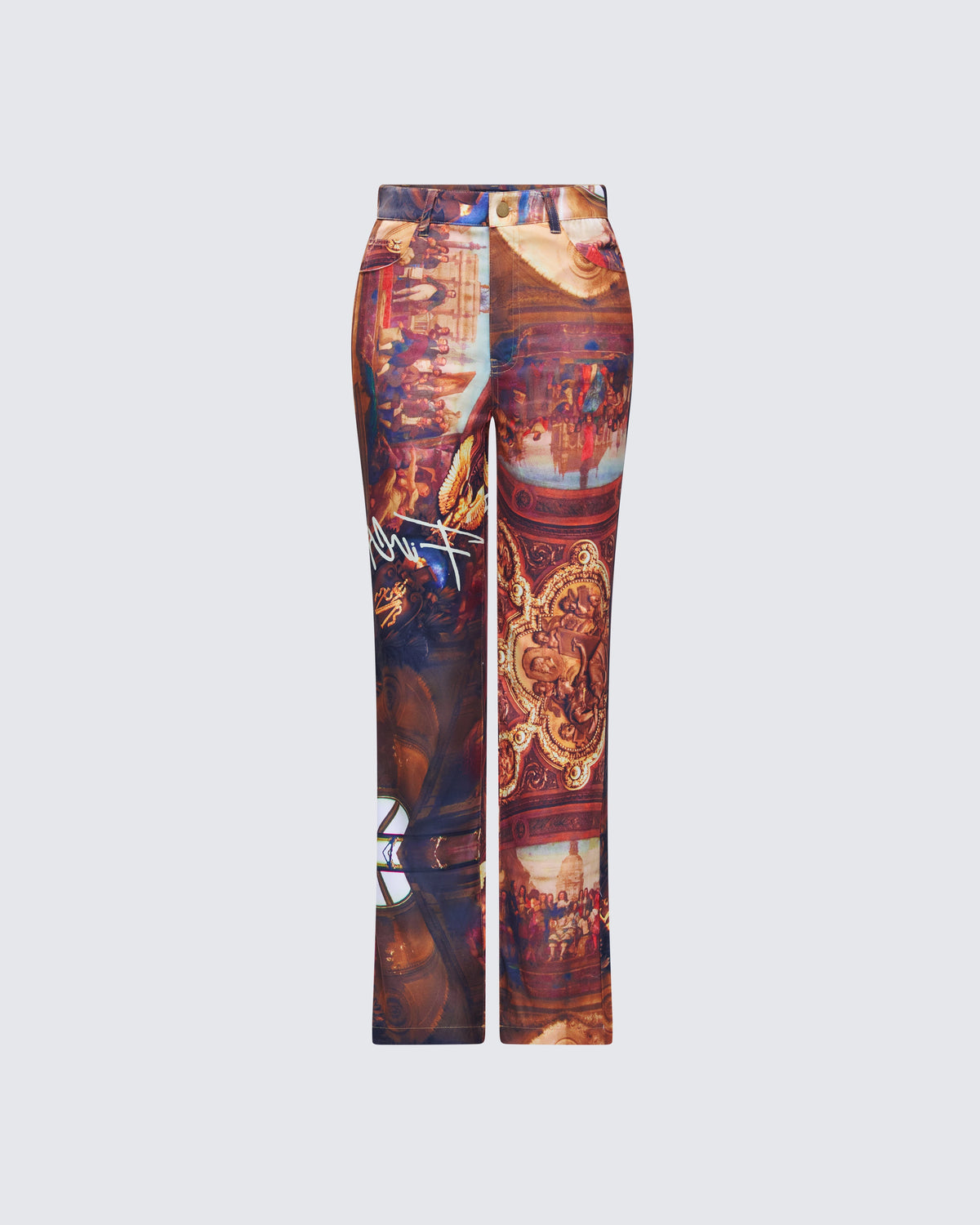 Fredi Renaissance Print Trousers by Aurelia Sun