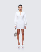 Alice Bishop Sleeve Corset Mini Dress by Aurelia Sun