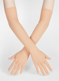 Aurelia Sun Sheer Mesh Gloves – Apricot