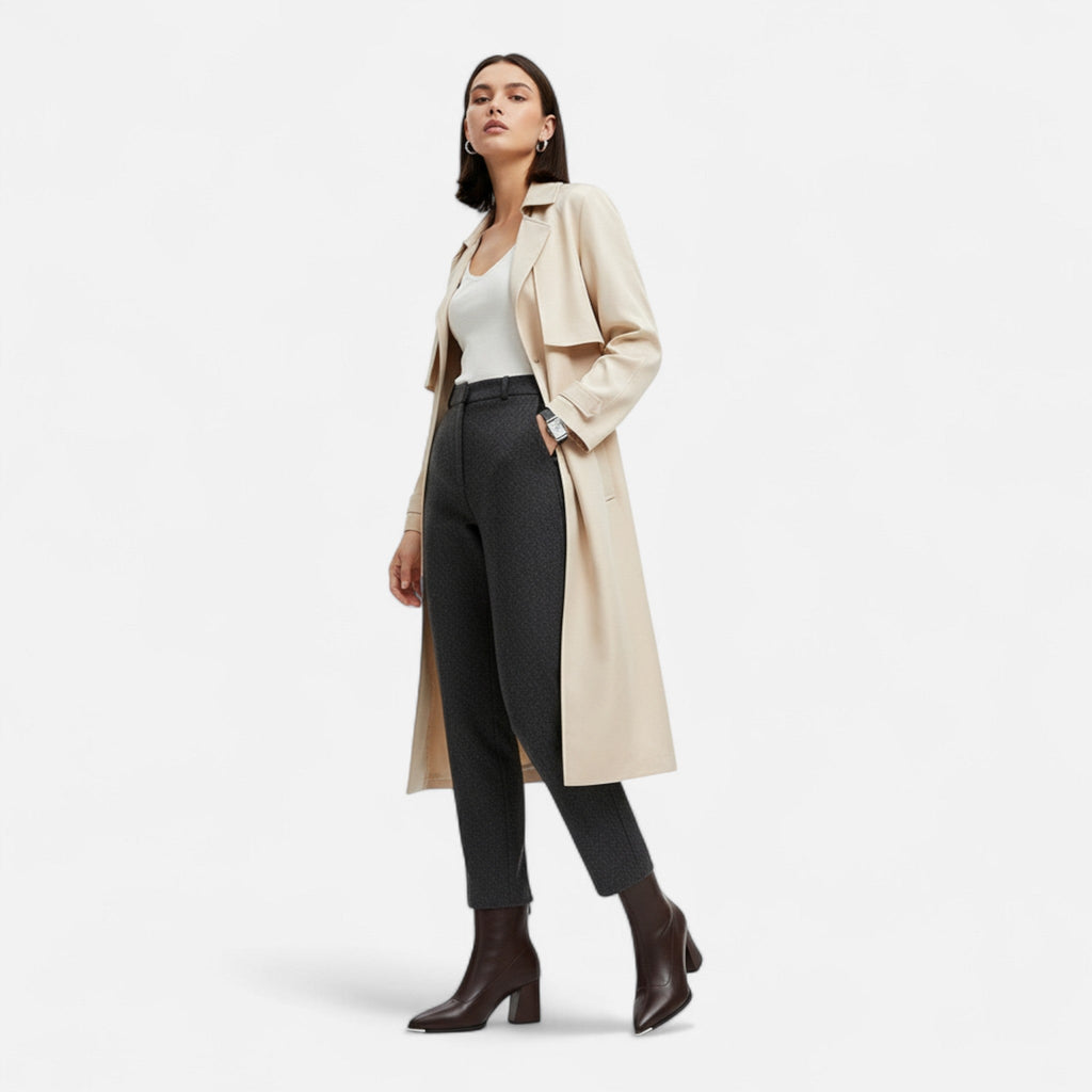 Black High-Heel Chelsea Ankle Boots