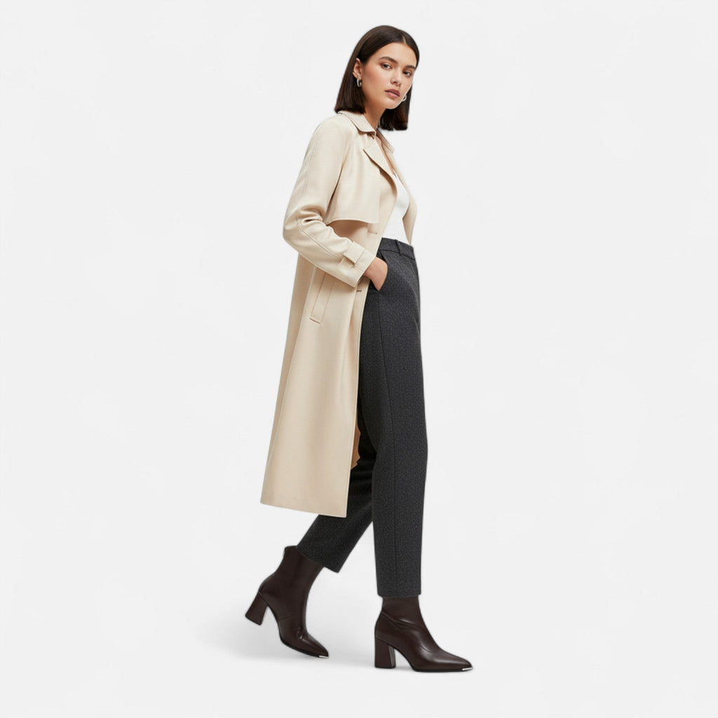 Black High-Heel Chelsea Ankle Boots