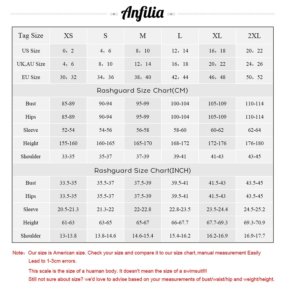 Anfilia Women Long Sleeve Zipper Rashguard Top Swimwear Surfing Top Rash Guard UPF50+ Running Shirt Biking Shirt Swimsuit