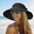 Riviera Oversized Straw Visor