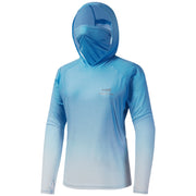 Bassdash FS23W Women's UPF 50+ Fishing Hoodie Shirt With Face Mask Thumb Holes