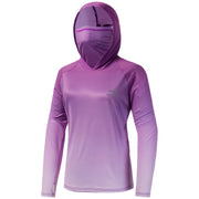 Bassdash FS23W Women's UPF 50+ Fishing Hoodie Shirt With Face Mask Thumb Holes