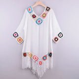 Fringe Crochet Beach Tunic