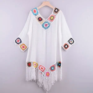 Fringe Crochet Beach Tunic