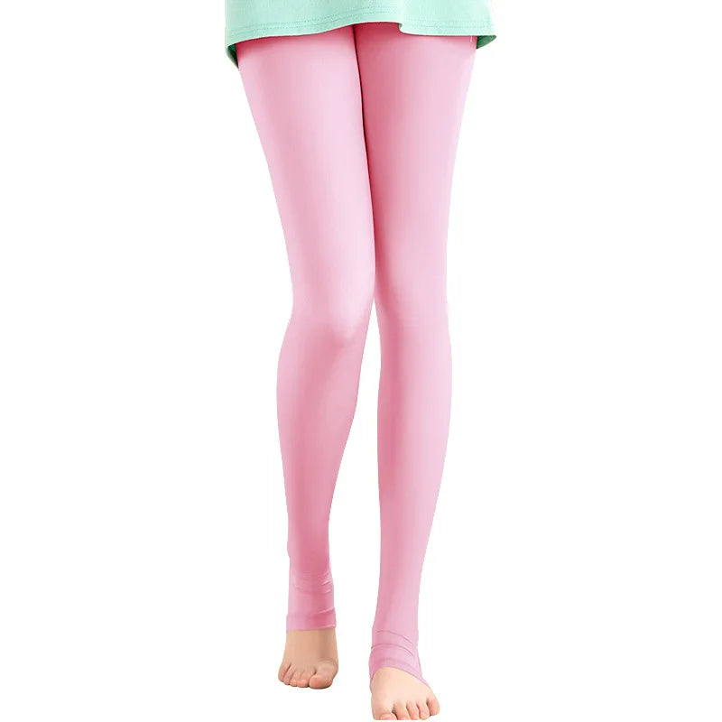 PGM 10 Color High Elasticity Socks Women Golf Clothes Sunscreen ice silk Female Leggings Pants Tennis/Badminton Outdoor Stocking