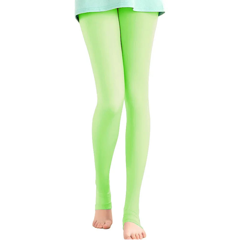 PGM 10 Color High Elasticity Socks Women Golf Clothes Sunscreen ice silk Female Leggings Pants Tennis/Badminton Outdoor Stocking