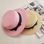 Bow-Trim Panama Straw Hat