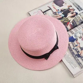 Bow-Trim Panama Straw Hat
