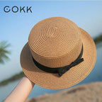 Bow-Trim Panama Straw Hat