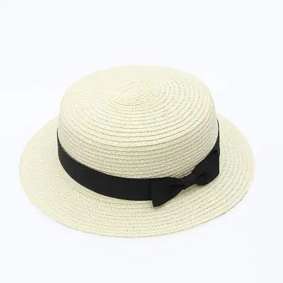 Bow-Trim Panama Straw Hat