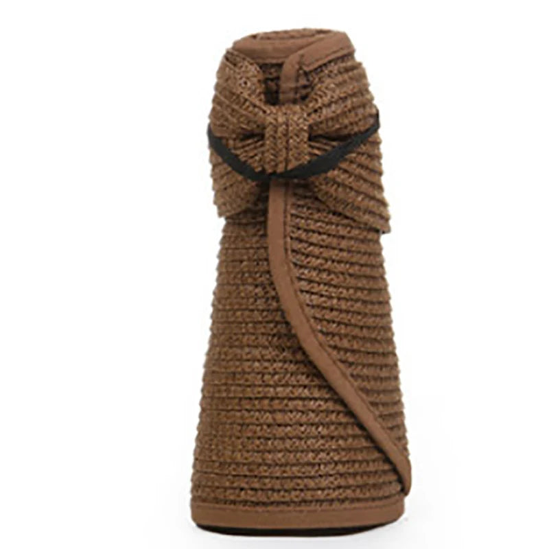 Riviera Oversized Straw Visor
