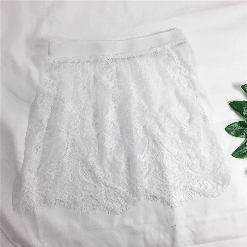 Lace Mesh Skirt Extender