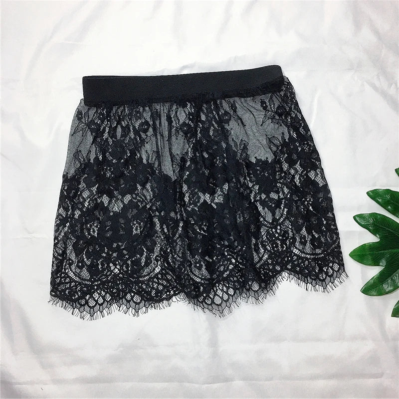 Lace Mesh Skirt Extender