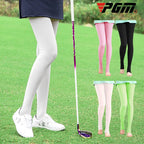 PGM 10 Color High Elasticity Socks Women Golf Clothes Sunscreen ice silk Female Leggings Pants Tennis/Badminton Outdoor Stocking