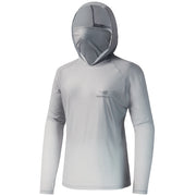 Bassdash FS23W Women's UPF 50+ Fishing Hoodie Shirt With Face Mask Thumb Holes
