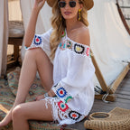 Fringe Crochet Beach Tunic