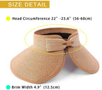 Coastal Roll Up Visor UPF 50+