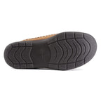 Wide-Fit Fleece-Lined Indoor Slippers