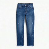 Capri Cropped Straight-Leg Jeans