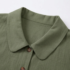 Celine Collared Sleeveless Blouse – Olive